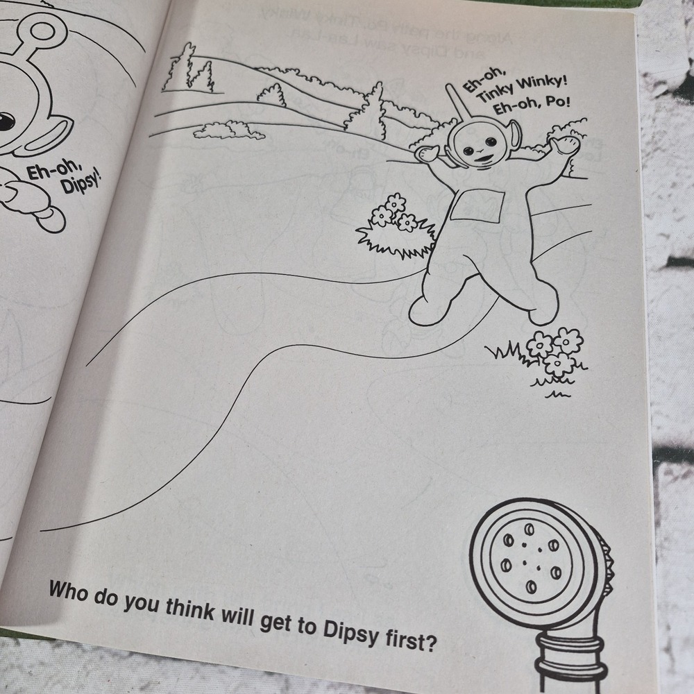 Teletubbies Coloring Activity Books Vtg 1998 Ragdoll Lot Of 4 New - Picture 6 of 6